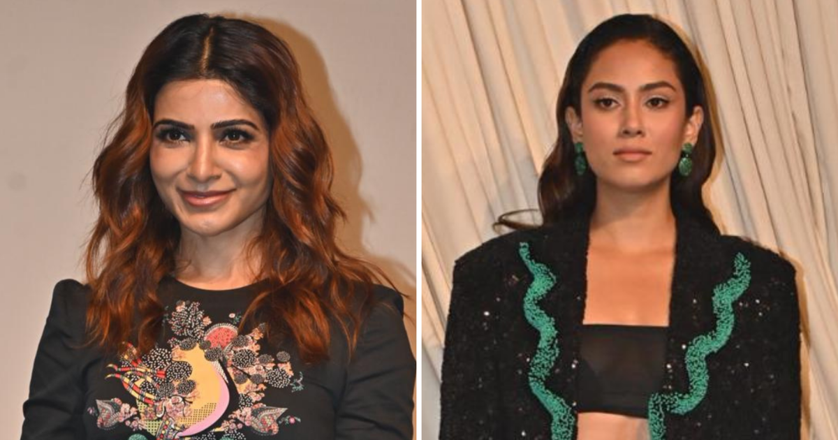 Samantha Ruth Prabhu Steals the Spotlight at Anamika Khanna's Event, Outshines Mira Rajput