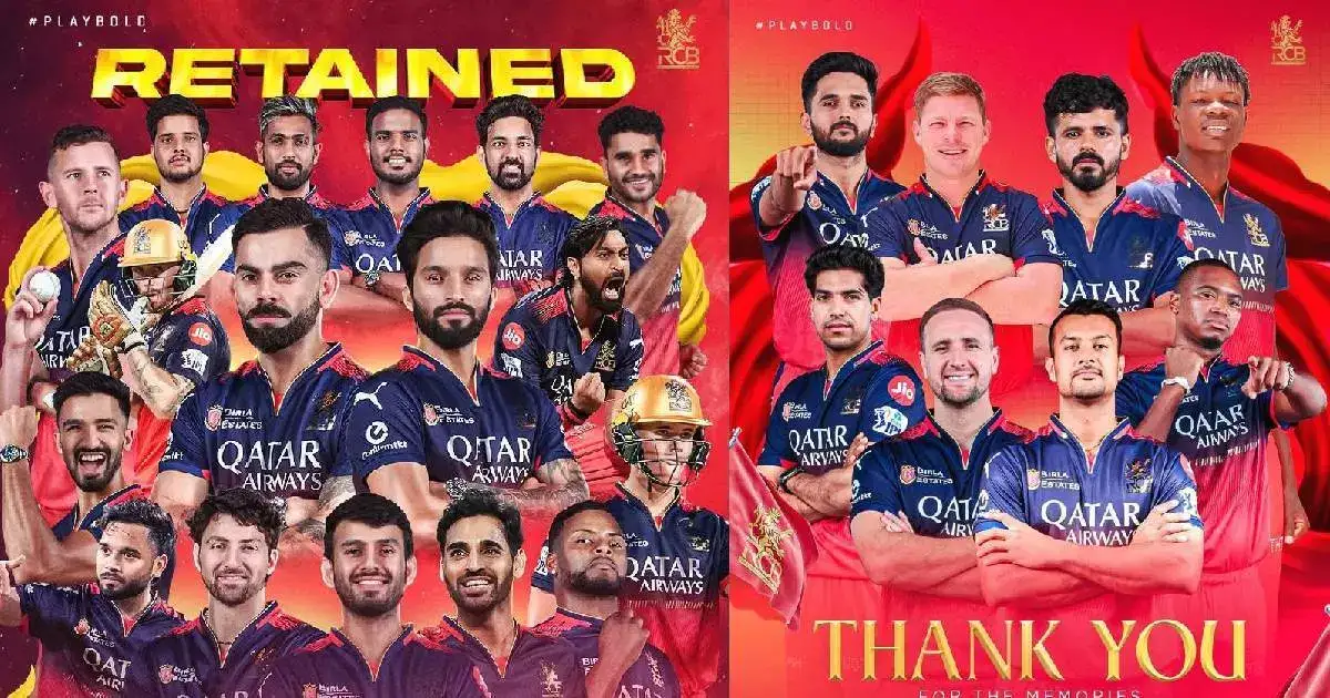 IPL 2026: ജേതാക്കളുടെ സംഘത്തില്‍ അഴിച്ചുപണിയില്ല; ലിയാം ലിവിങ്സ്റ്റണ്‍ ആര്‍സിബി റിട്ടന്‍ഷന്‍ ലിസ്റ്റില്‍ നിന്ന് പുറത്ത്