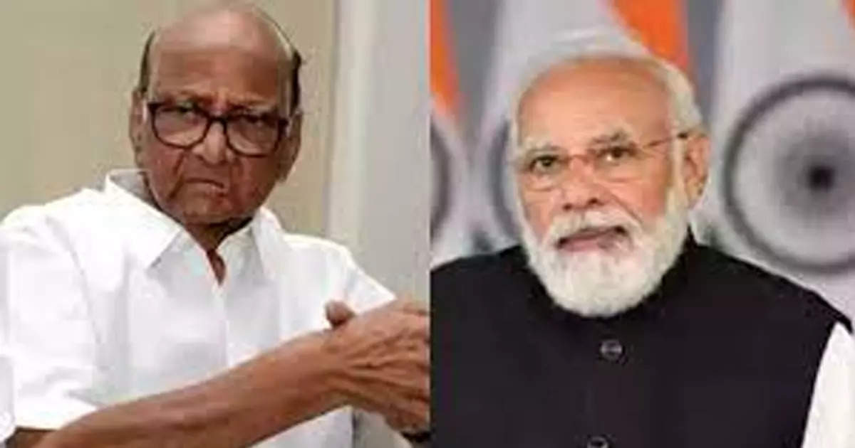 Pawar vs Modi : मोदी यांनी फडणवीसांचे मार्गदर्शन घेतलेले दिसते; शरद पवारांची खोचक टीका