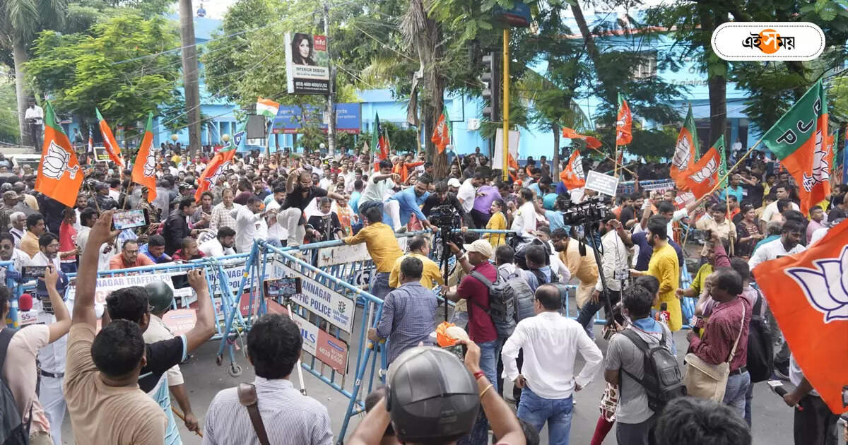 Justice Rg Kar,জোশ ফিরছে, তবু সাবধানী পদ্মশিবির – bjp leader protest march to swasthya bhawan for justice rg kar