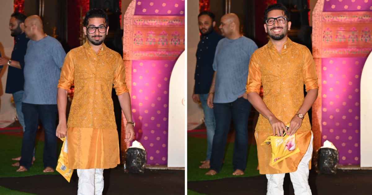 Ori Stuns in Desi Look with a Luxury Bag Worth Rs 1.55 Lakh During Ganpati Darshan at CM Eknath Shinde’s House