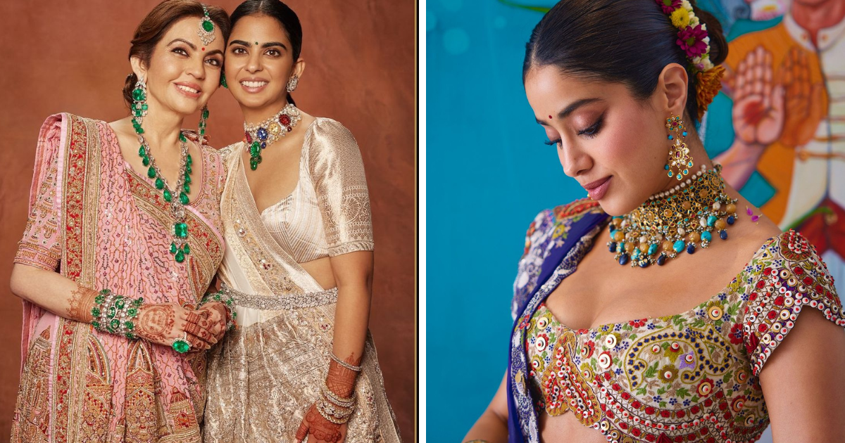 Diwali Jewelry Inspiration: Stunning Necklaces Like Jhanvi Kapoor’s to Shine This Festive Season