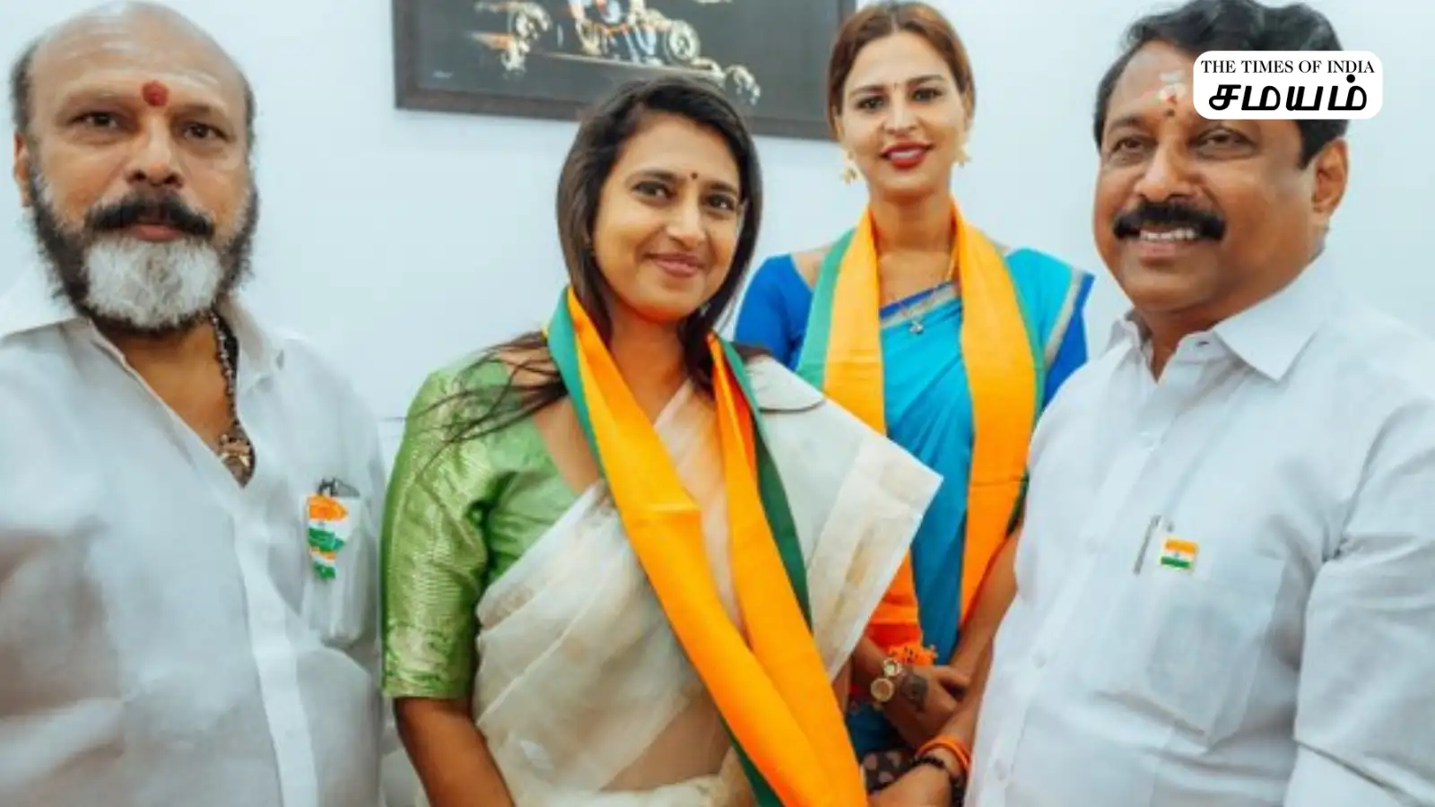 பாஜகவில் இணைந்தார் நடிகை கஸ்தூரி - தமிழக பாஜக மும்மரம்! 