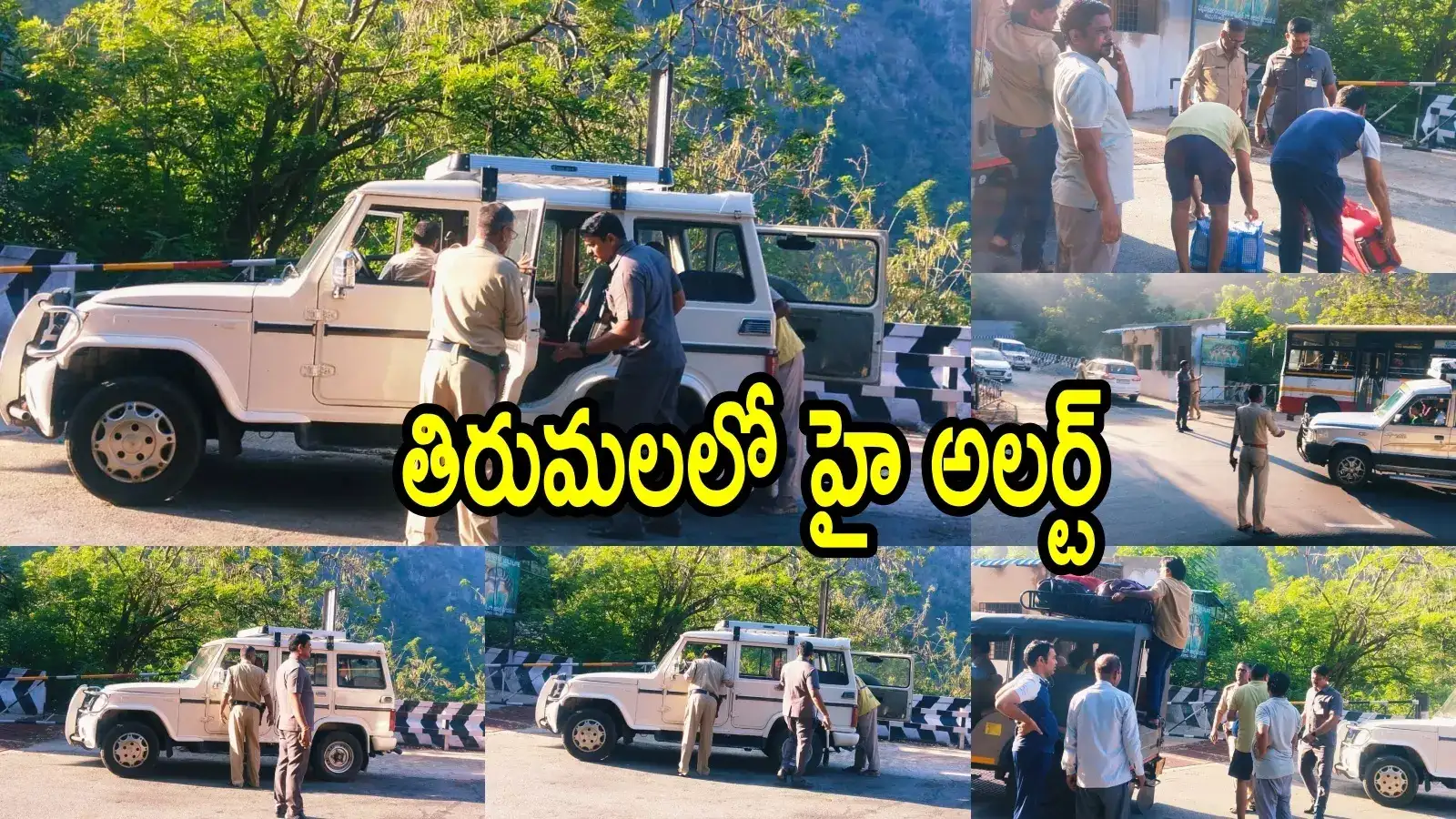 తిరుమలలో హై అలర్ట్.. తనిఖీలు ముమ్మరం, రంగంలోకి భద్రతా సిబ్బంది