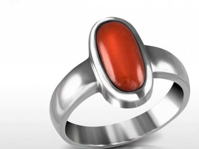 Buy Certified Red Coral / Munga Moonga Panchdhatu Rashi Ratan Astrological  Purpose Ring for Men and Women Ring Online in India - Etsy