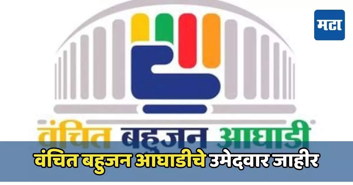 वंचित बहुजन आघाडीच्या उमेदवारांची यादी जाहीर, ११ जणांचा यादीत समावेश, कुणाला मिळाली संधी?