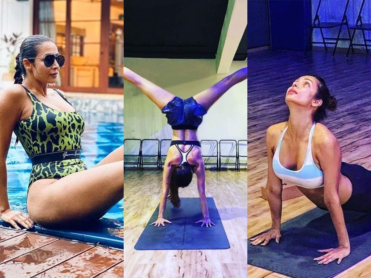 Malaika Arora: [PICS] #MalaikasMoveOfTheWeek: 5 times Malaika Arora aced  difficult yoga pose with great ease