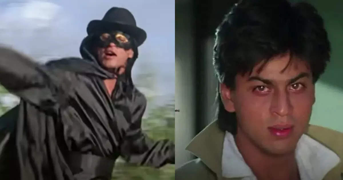 Till today we used to think that Shahrukh Khan turned out to be someone else in 'Baazigar'.