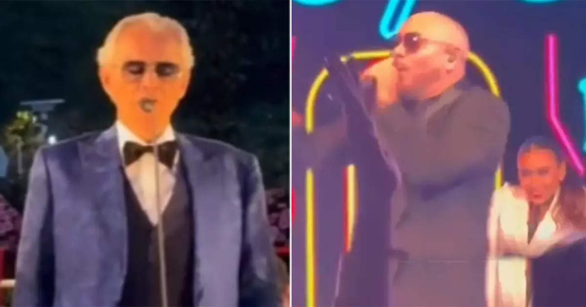 From Adam Sandler to Andrea Bocelli and rapper Pitbull, everyone rocked Ambani's cruise party