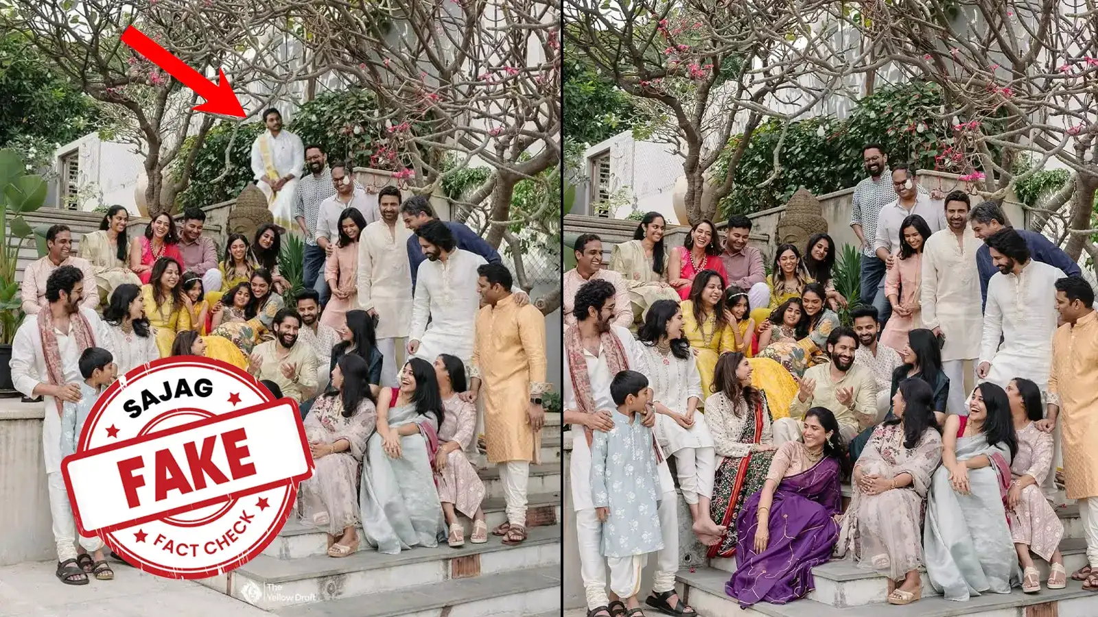 నాగచైతన్య పెళ్లిలో వైఎస్ జగన్.. ఈ ఫోటో వాస్తవం కాదు