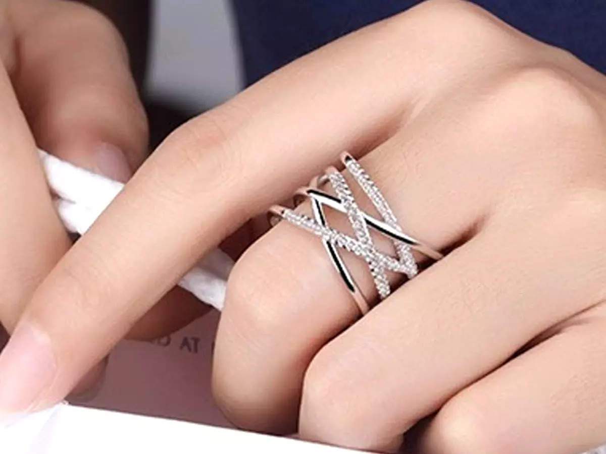 Buy online Silver Metal Finger Ring from fashion jewellery for Women by  Vighnaharta for ₹259 at 71% off | 2024 Limeroad.com