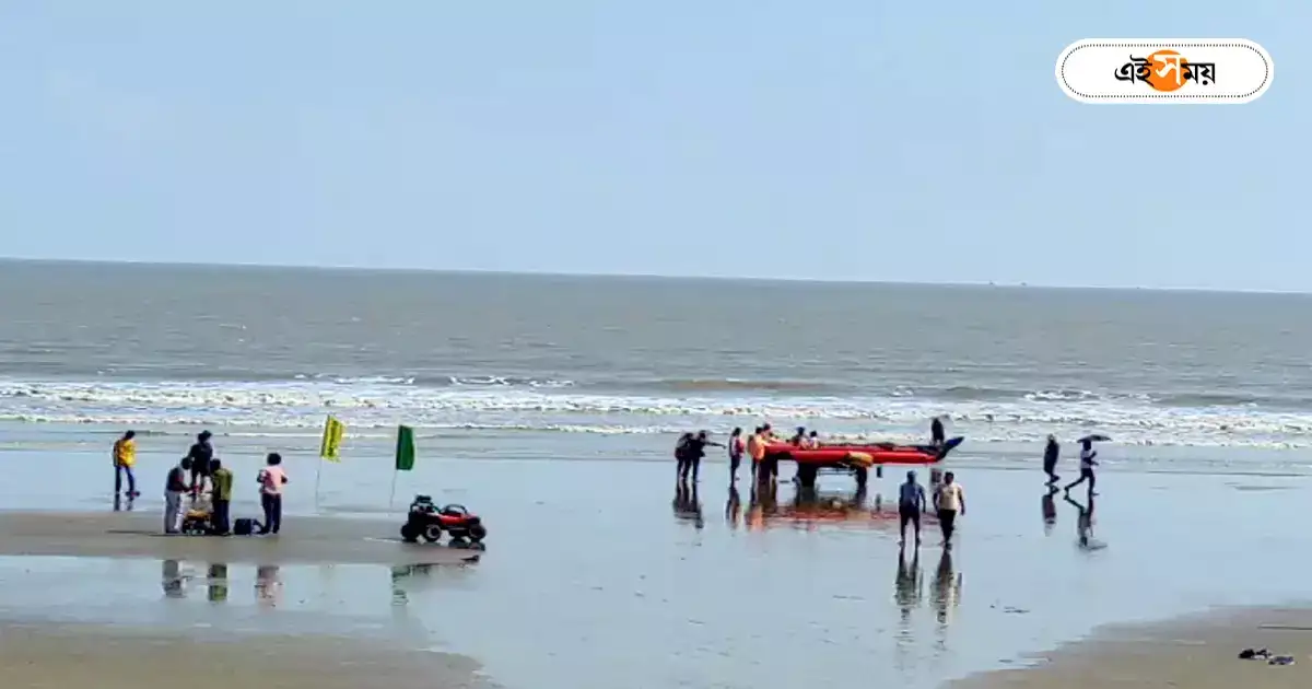 Mandarmani Sea Beach : মন্দারমণিতে সমুদ্রে নেমে বিপত্তি, ২৪ ঘণ্টা পরেও নিখোঁজ কলকাতার ২ পর্যটক – two tourists missing for drowning at sea in mandarmani beach
