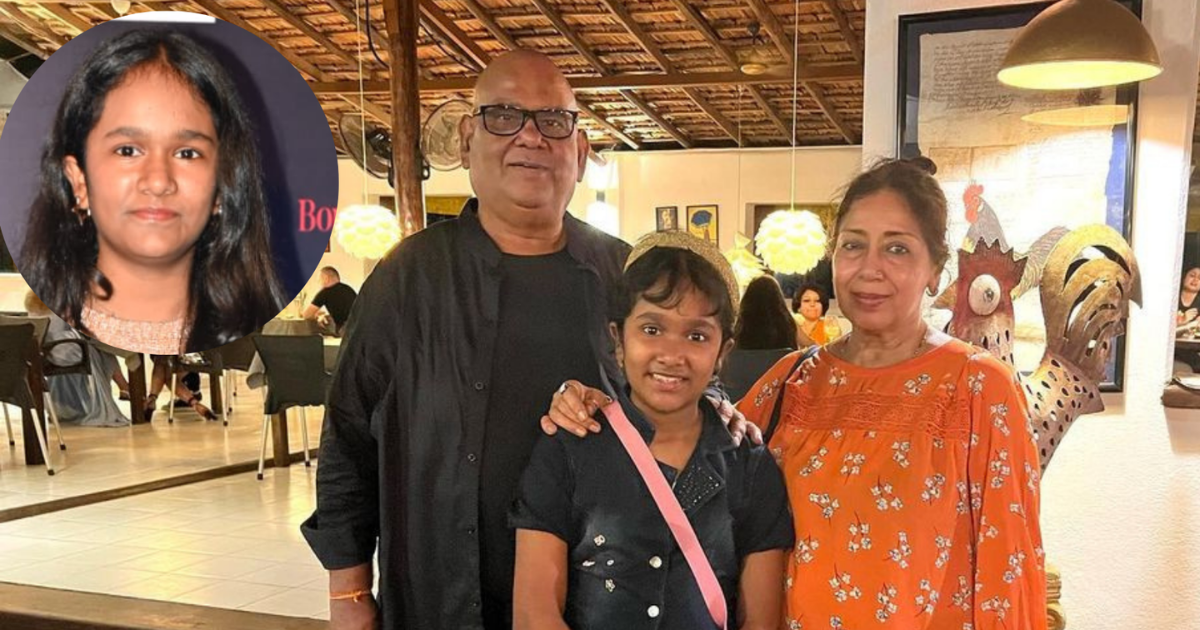 Satish Kaushik's daughter Rani caught everyone's attention in simple clothes, she looked like a carbon copy of her father