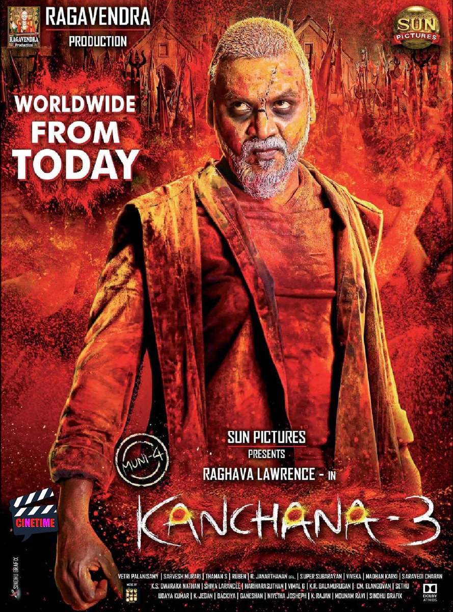 Kanchana 3 full movie hot sale in telugu watch online