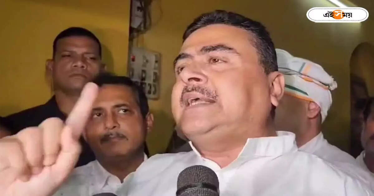 Suvendu Adhikari: বিজেপি কর্মীর গ্রেফতারিতে উত্তেজনা তুঙ্গে, মারিশদা থানায় ঢুকে পুলিশের বিরুদ্ধে অপহরণের অভিযোগ শুভেন্দুর – suvendu adhikari threats marishda police after bjp leader arrest