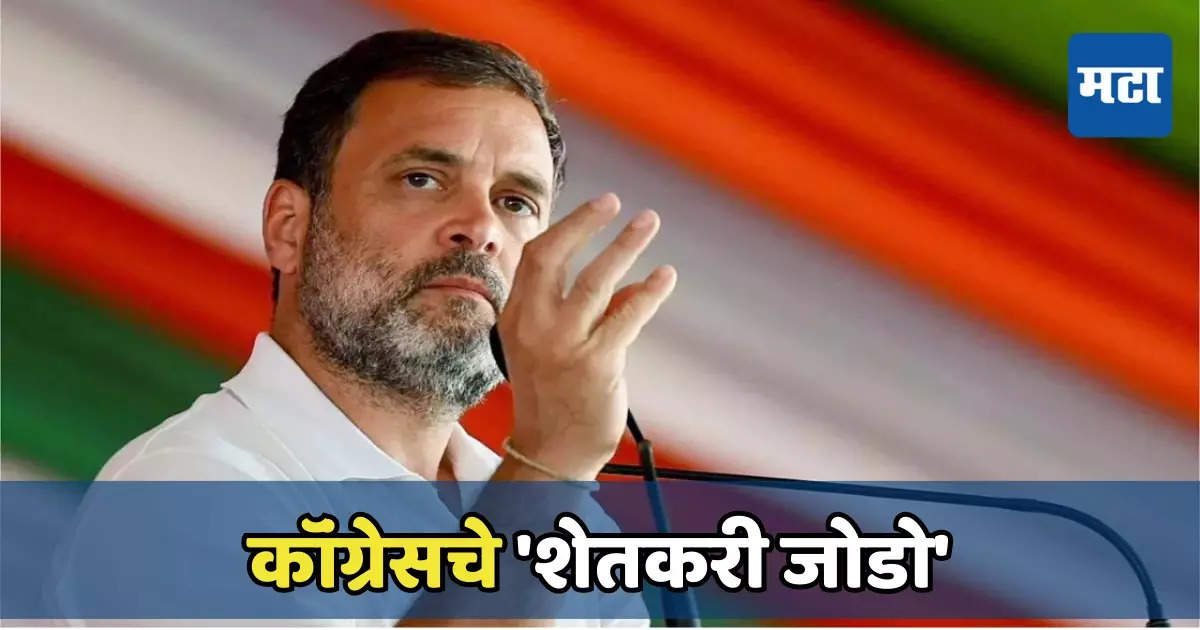 कॉंग्रेसचे ‘शेतकरी जोडो’, राहुल गांधी घालणार बळीराजाच्या प्रश्नांना हात, चांदवडला गुरुवारी संवाद सभा