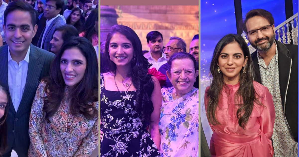 Nita Ambani’s Mother Purnima Dalal Steals the Show in Saree at Family Event