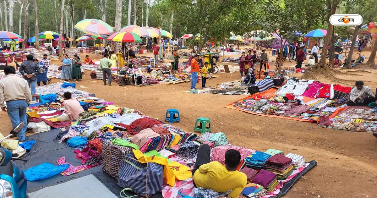 Sonajhuri Haat,সপ্তাহে ৭ নয়, ৪ দিন বসবে সোনাঝুরির হাট, সিদ্ধান্ত বন দপ্তরের – santiniketan will have 4 day sonajhuri haat say forest department