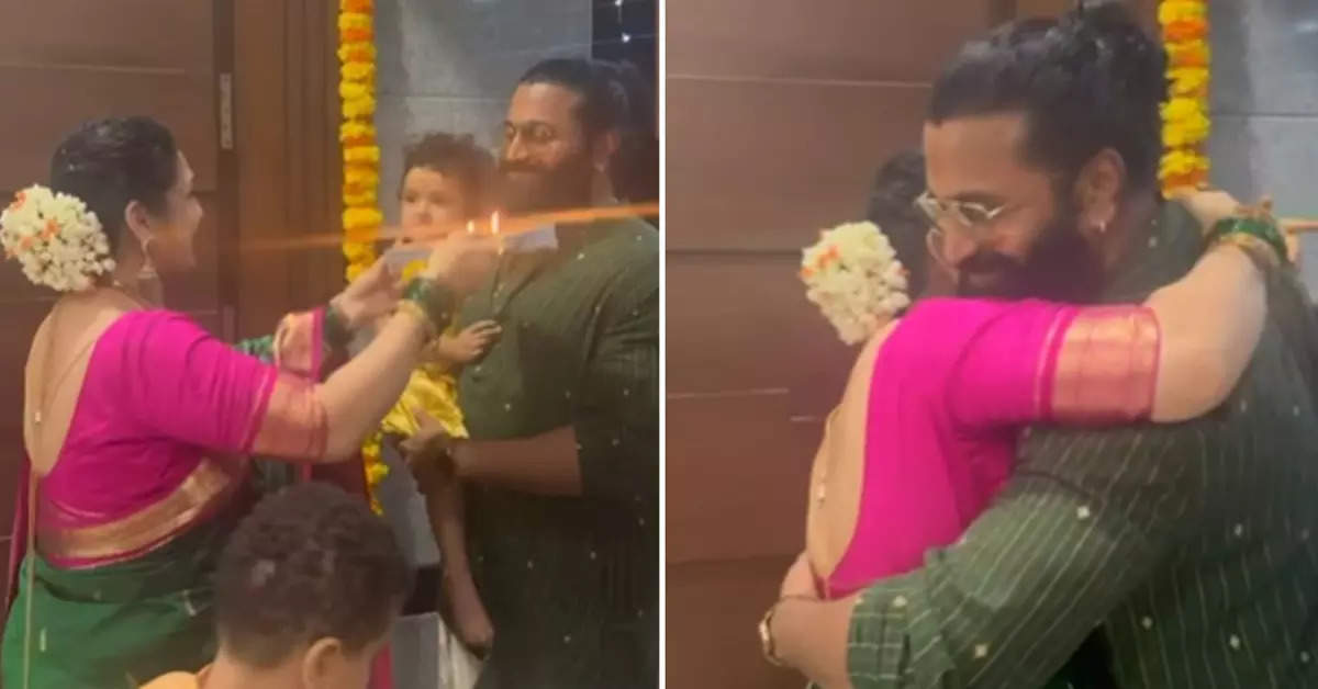 Rishab Shetty Receives a Heartwarming Welcome After Winning National Award for 'Kantara'