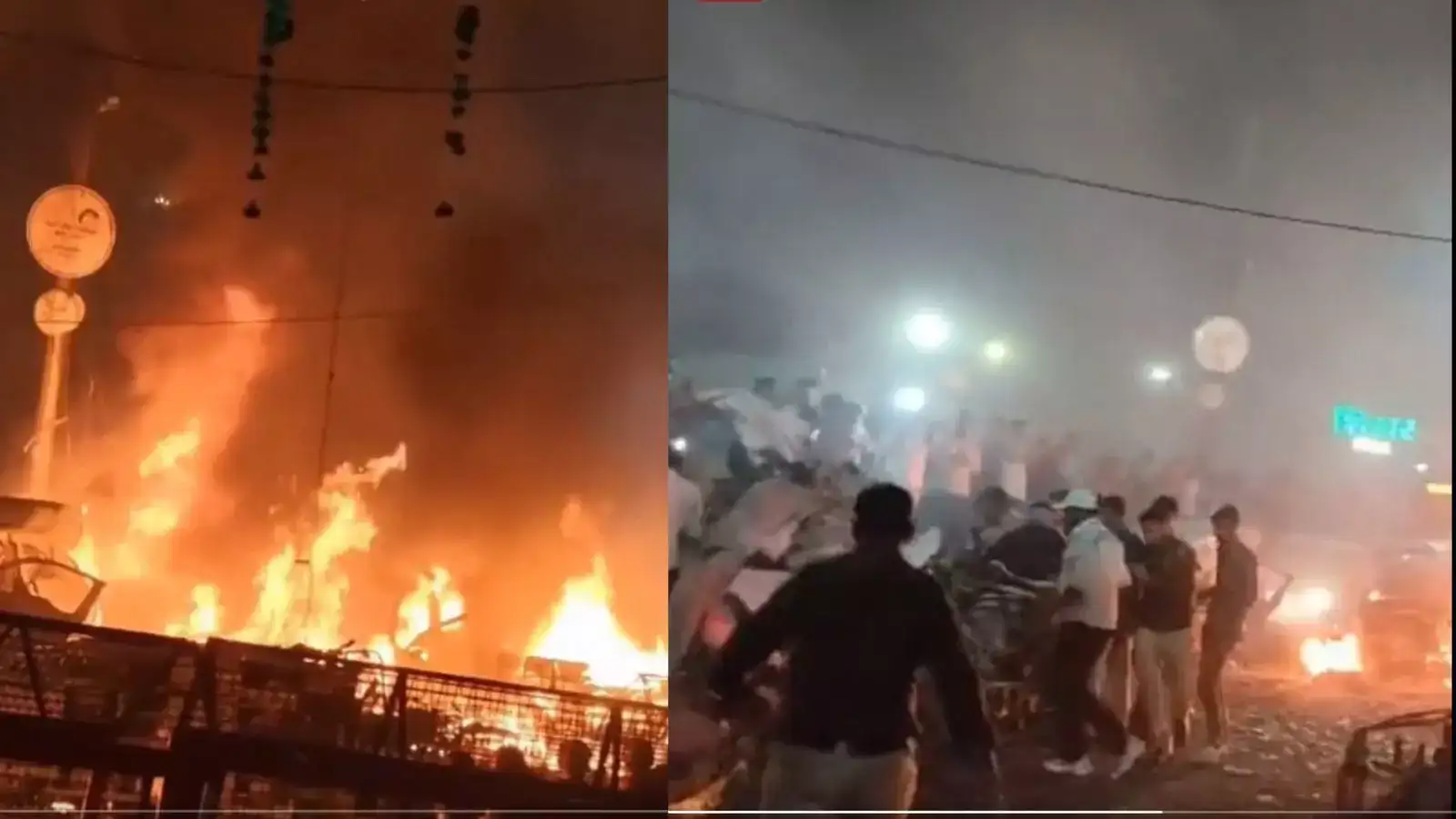 டெல்லி மெட்ரோ நிலையத்திற்கு அருகே கார் வெடிப்பு: பயங்கர சத்தம், பற்றி எரிந்த வாகனங்கள்! 