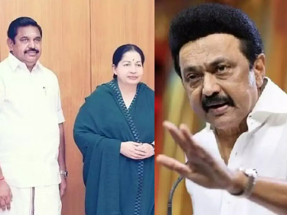 பங்களாவின் திறக்காத பெரிய கதவு.. கன்னத்தில் விழுந்த பளார் அறை.. அதிமுகவை சீண்டிய முதல்வர் மு.க.ஸ்டாலின் 