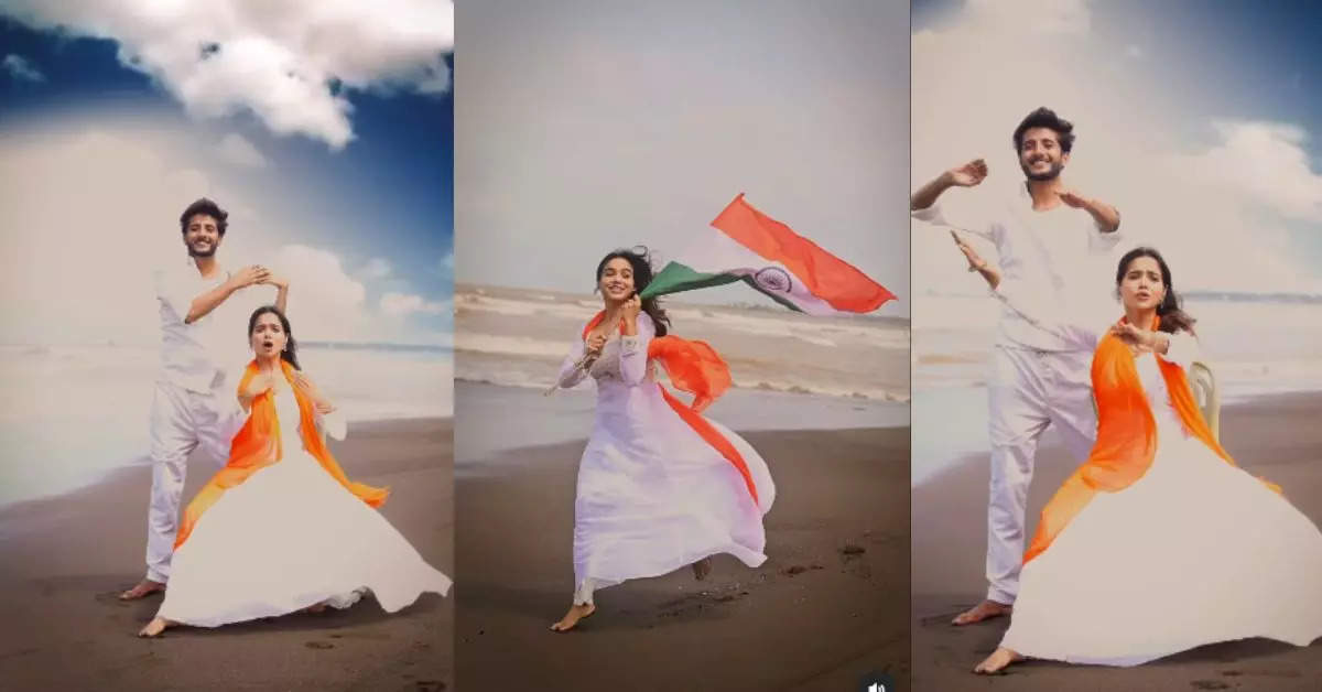 Manisha Rani Captivates Hearts with Patriotic Dance on ‘Ae Watan’ at Seashore