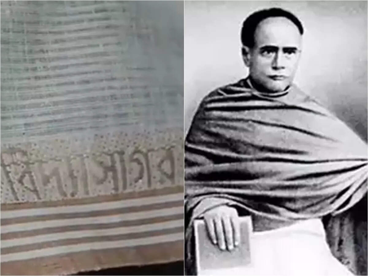 New Style Puja Dhoti: ২০৩ তম জম্মবার্ষিকীতে অতীতকে ফিরিয়ে বিদ্যাসাগরকে শ্রদ্ধার্ঘ্য, শান্তিপুরে তৈরি বিশেষ ধুতি ও উত্তরীয় – nadia shantipur weaving special dhoti and stole in memory of ishwar chandra vidyasagar