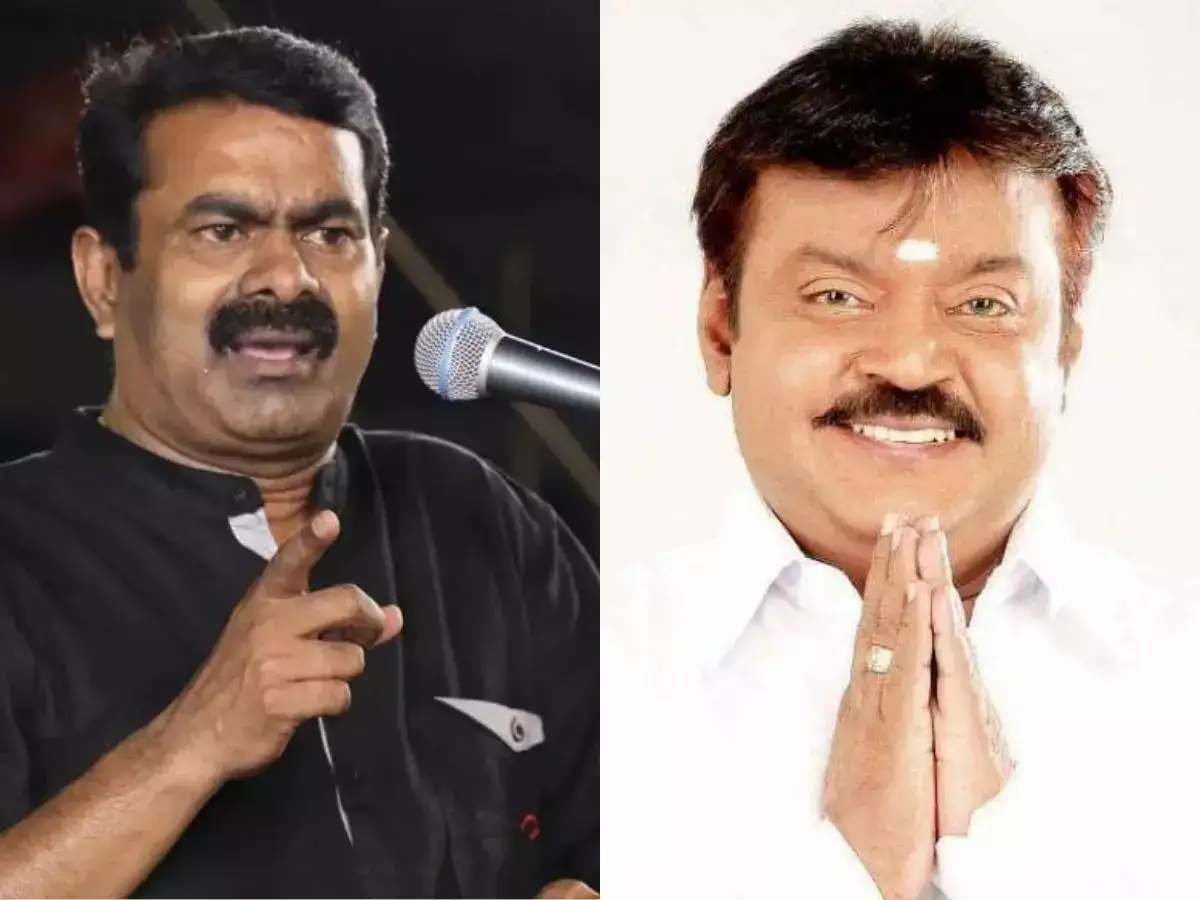 கேப்டன் விஜயகாந்தின் உடலை பார்த்து கதறி அழுத சீமான்.. இலவசங்களை அறிவித்து இதயங்களை அவர் வெல்லவில்லை என புகழாரம்! 