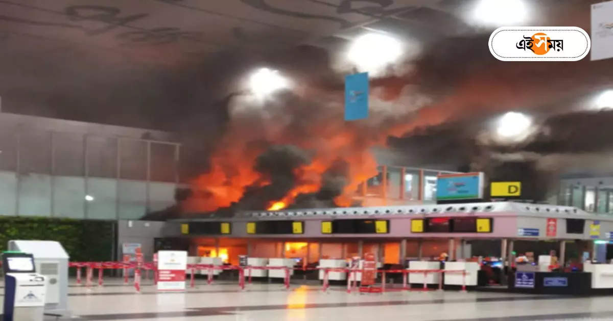 Kolkata Airport Fire Incident : কলকাতা বিমানবন্দরে অগ্নিকাণ্ডের পিছনে কারণ কী? তদন্তে এয়ারপোর্ট অথরিটি – airport authority of india will investigate the cause of fire at kolkata airport