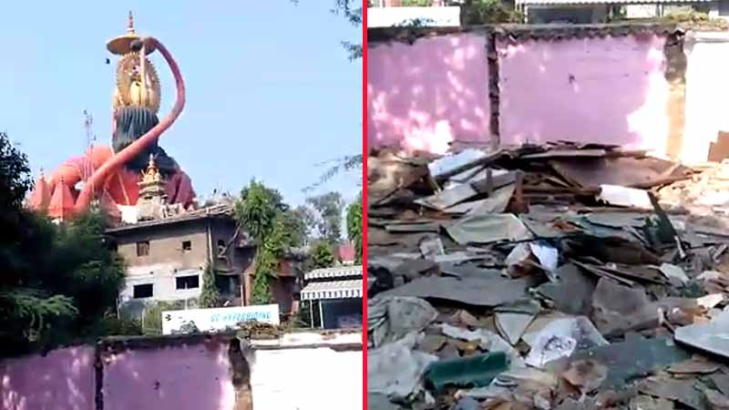 DDA acts after HC rap, demolishes illegal structures behind Hanuman Mandir - dda acts after hc rap, demolishes illegal structures behind hanuman mandir - Samayam Telugu