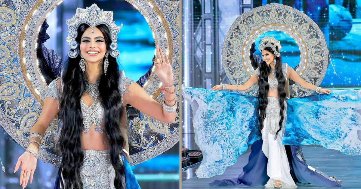 Rachel Gupta Stuns as Goddess Ganga at Miss Grand International 2024