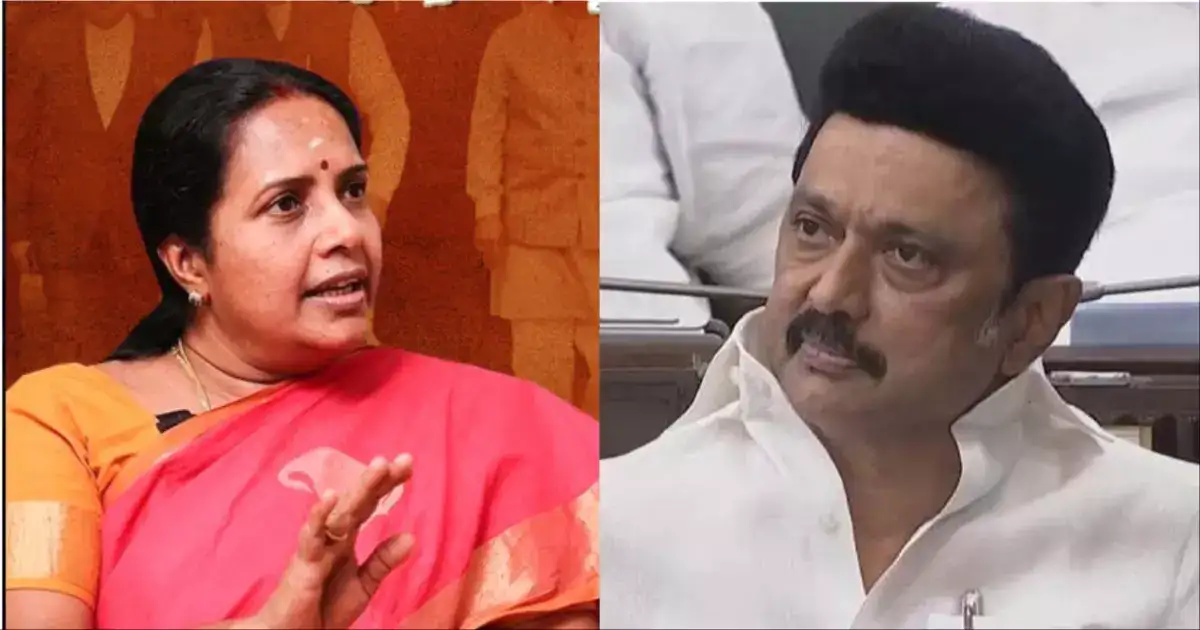 இதுதான் பெண்களின் வரலாற்றில் இமாலையப் புரட்சியா?? அடுக்கடுக்கான தரவுகளோடு முதல்வர் ஸ்டாலினை போட்டு தாக்கிய வானதி சீனிவாசன்! 