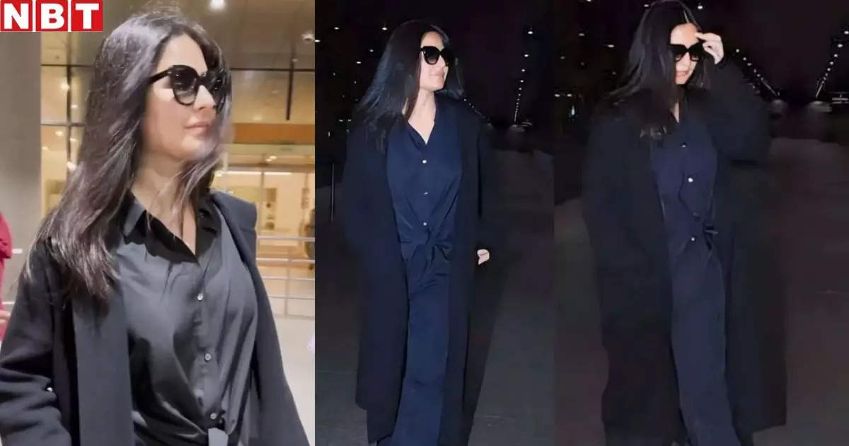 Katrina Kaif returned from London, people asked her at the airport about her coat in summer, her pregnancy remained hidden