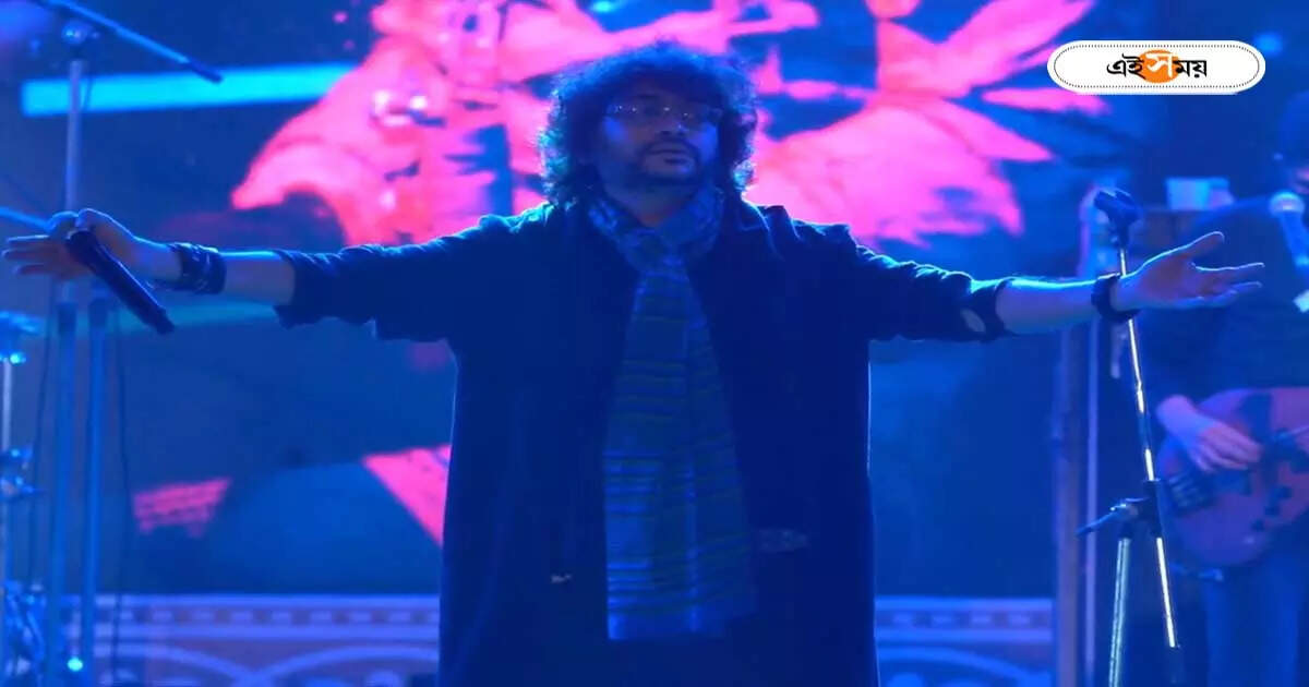 Bishnupur Mela 2023 : ঘরে বসেই দেখুন ফসিলস-এর Live অনুষ্ঠান, জমজমাট বিষ্ণুপুর মেলা থেকে সরাসরি – fossils live concert programme gathered crowd at bishnupur mela ground