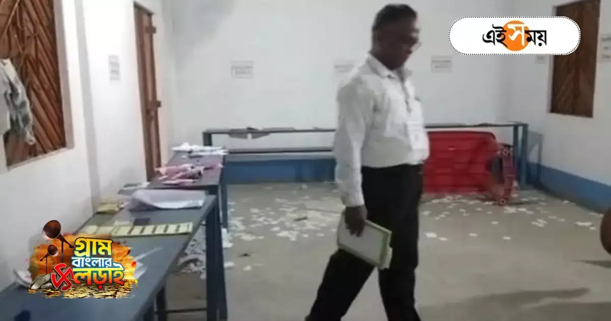 West Bengal Panchayat Election Violence : ভোটে একাধিক স্কুলে ভাঙচুর, ক্ষতিপূরণের দাবি প্রধান শিক্ষক-শিক্ষিকাদের – west bengal panchayat election violence in many schools and high madrasah now claiming compensation