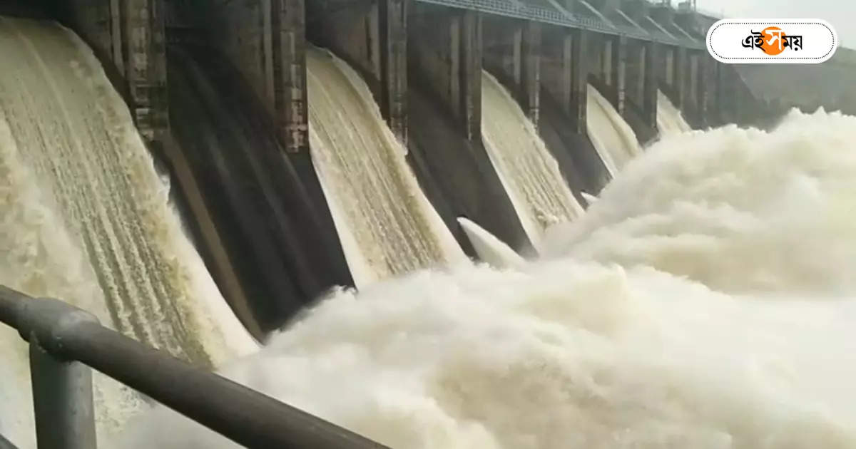 Maithon Dam,জল ছাড়া শুরু হলো মাইথন, পাঞ্চেত থেকে – maithon and panchet started water release from wednesday evening