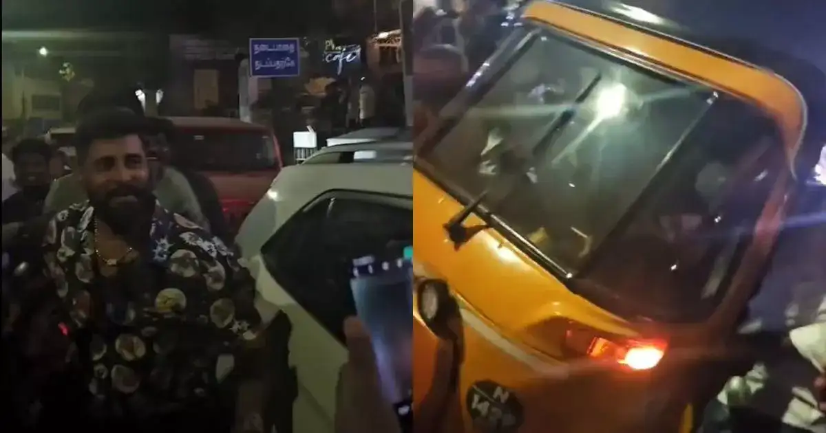 வீர தீர சூரன் பார்க்க தியேட்டருக்கு காரில் வந்து ஆட்டோவில் சென்ற விக்ரம்: ஏன் தெரியுமா? 