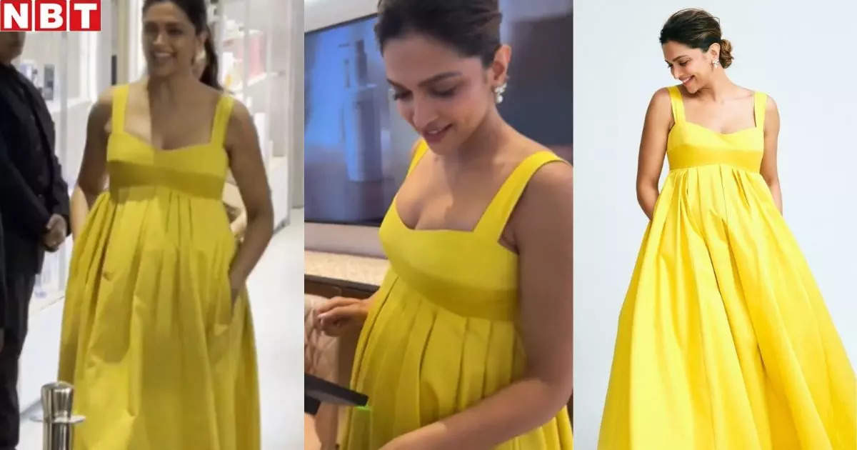 Pregnant Deepika Padukone came forward, everyone's eyes were on the baby bump, people said- look at the glow of the mother-to-be.