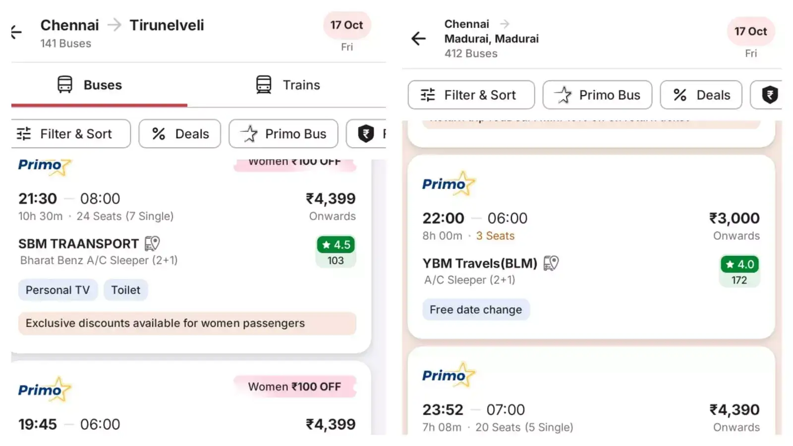 தீபாவளி பண்டிகை விடுமுறை : தாறுமாறாக எகிறிய தனியார் பேருந்துகளின் டிக்கெட் கட்டணம்! 