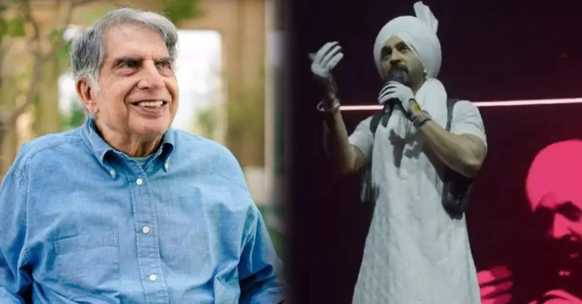 Diljit Dosanjh Pauses Concert to Honor Ratan Tata, Pays Heartfelt Tribute on Stage