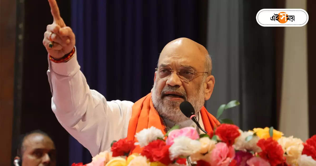 Amit Shah,গরিবরা দামি গিফট দেবেন না! মহুয়াকে খোঁচা শাহের – amit shah attacked mahua moitra without naming him in kolkata