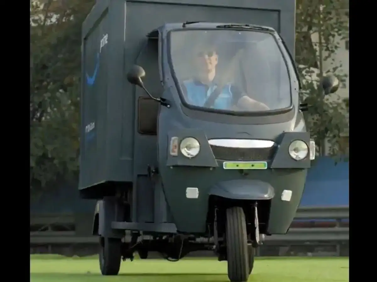 Amazon Electric Delivery Rickshaw,Jeff Bezos ഇഫക്റ്റ്! ആമസോൺ ഇന്ത്യ ...