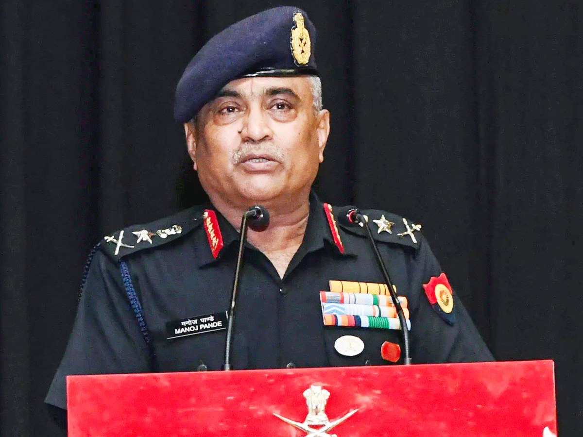 Valley in danger due to terrorist incidents, Army Chief Manoj Pandey ...