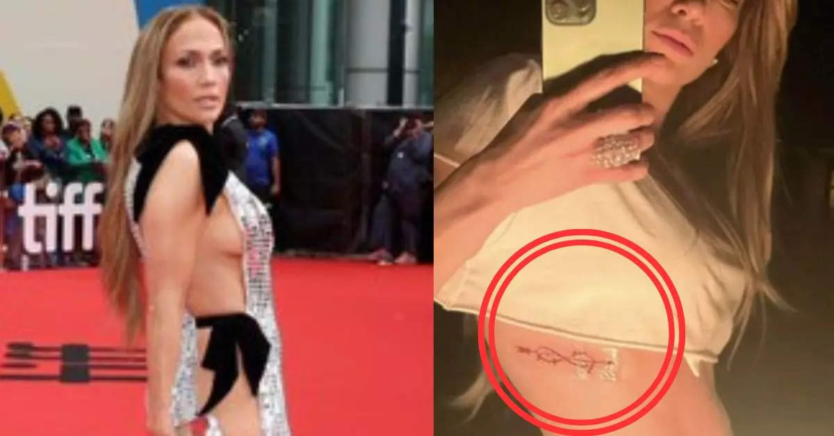 Jennifer Lopez Shines at TIFF Red Carpet, Fans Notice Missing Tattoo