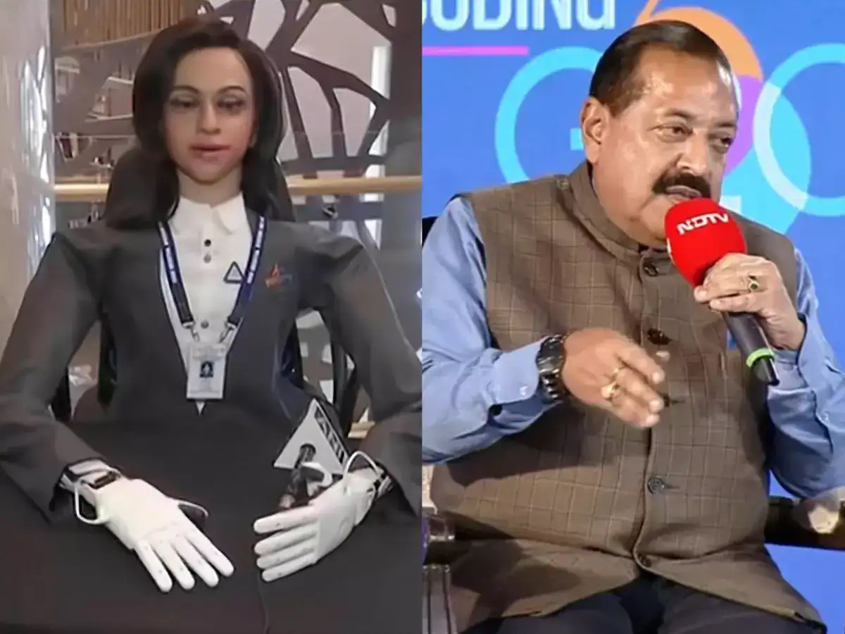 விண்வெளிக்கு போகும் பெண் ரோபோ 'வியோமித்ரா'... எதுக்காக தெரியுமா? 