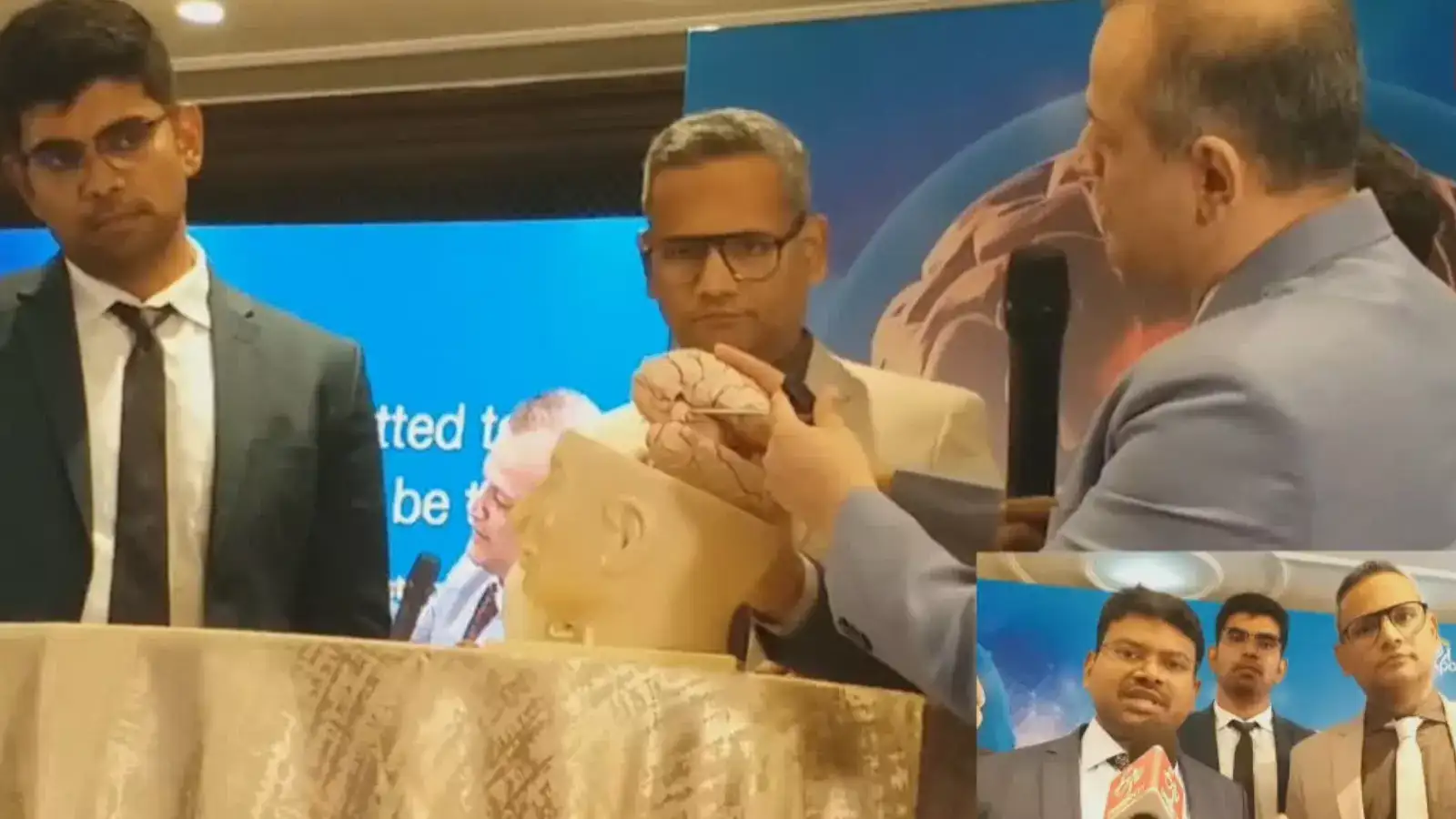 கண் புருவம் வழியாக மூளை புற்றுநோய் கட்டியை அகற்றிய சென்னை மருத்துவர்கள்.. குவியும் பாராட்டு ! 