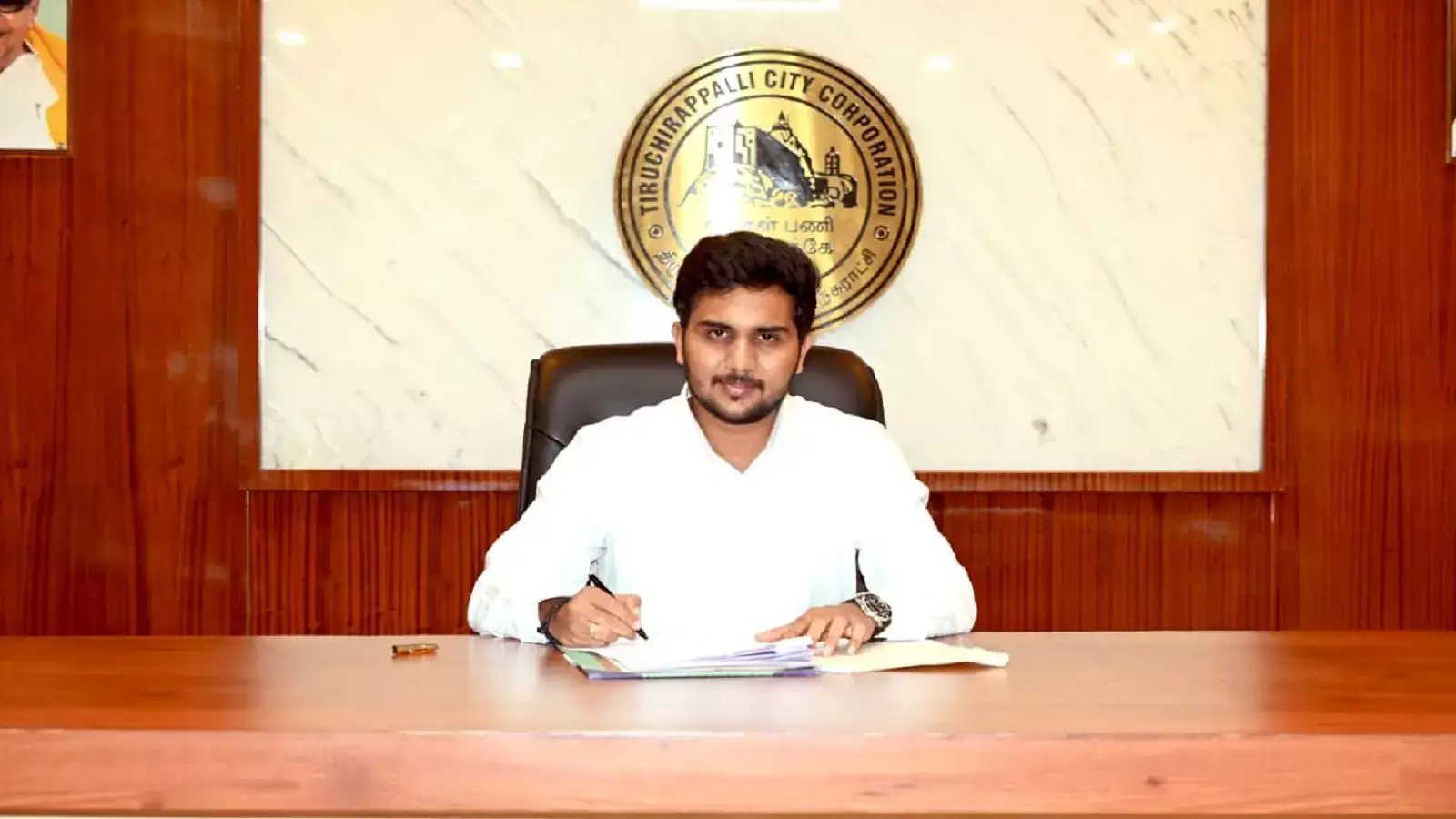 திருச்சி மாநகராட்சி ஆணையராக மதுபாலன் பொறுப்பேற்பு! 