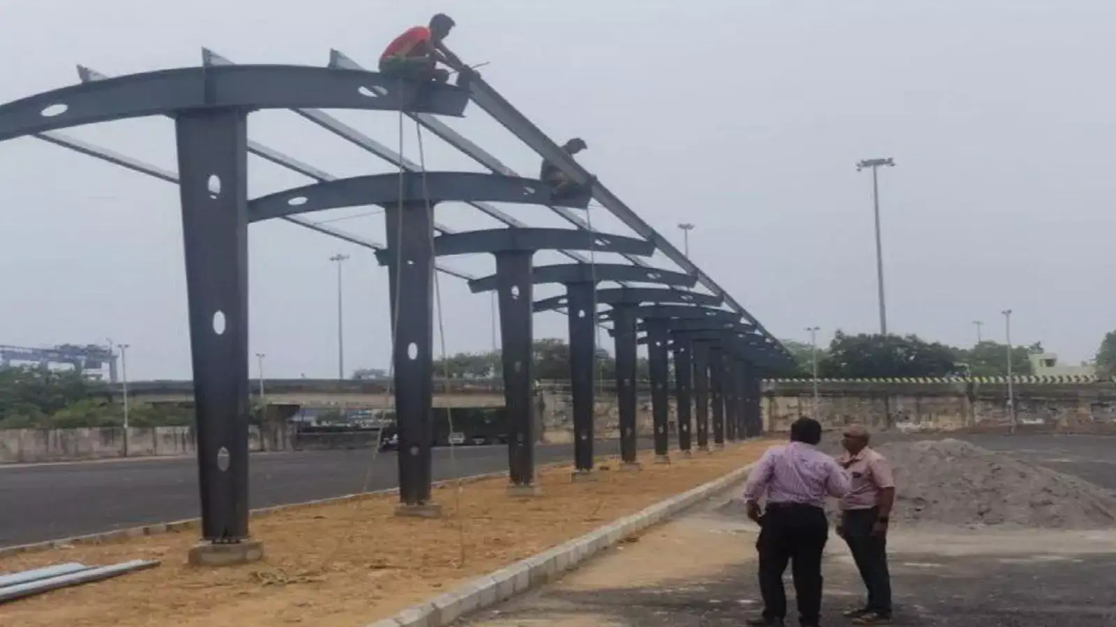 ராயபுரத்தில் புதிய பேருந்து நிலைய பணிகளின் தற்போதைய நிலை? 