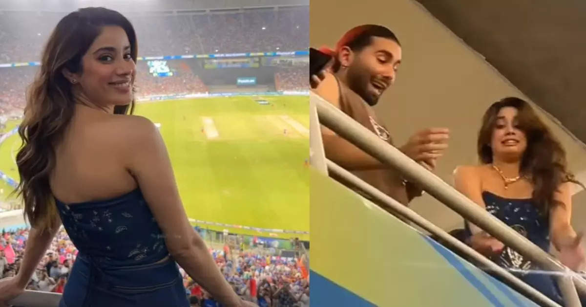 When fans threw phones at Janhvi Kapoor and Ori for a selfie, the actress was stunned, the video went viral