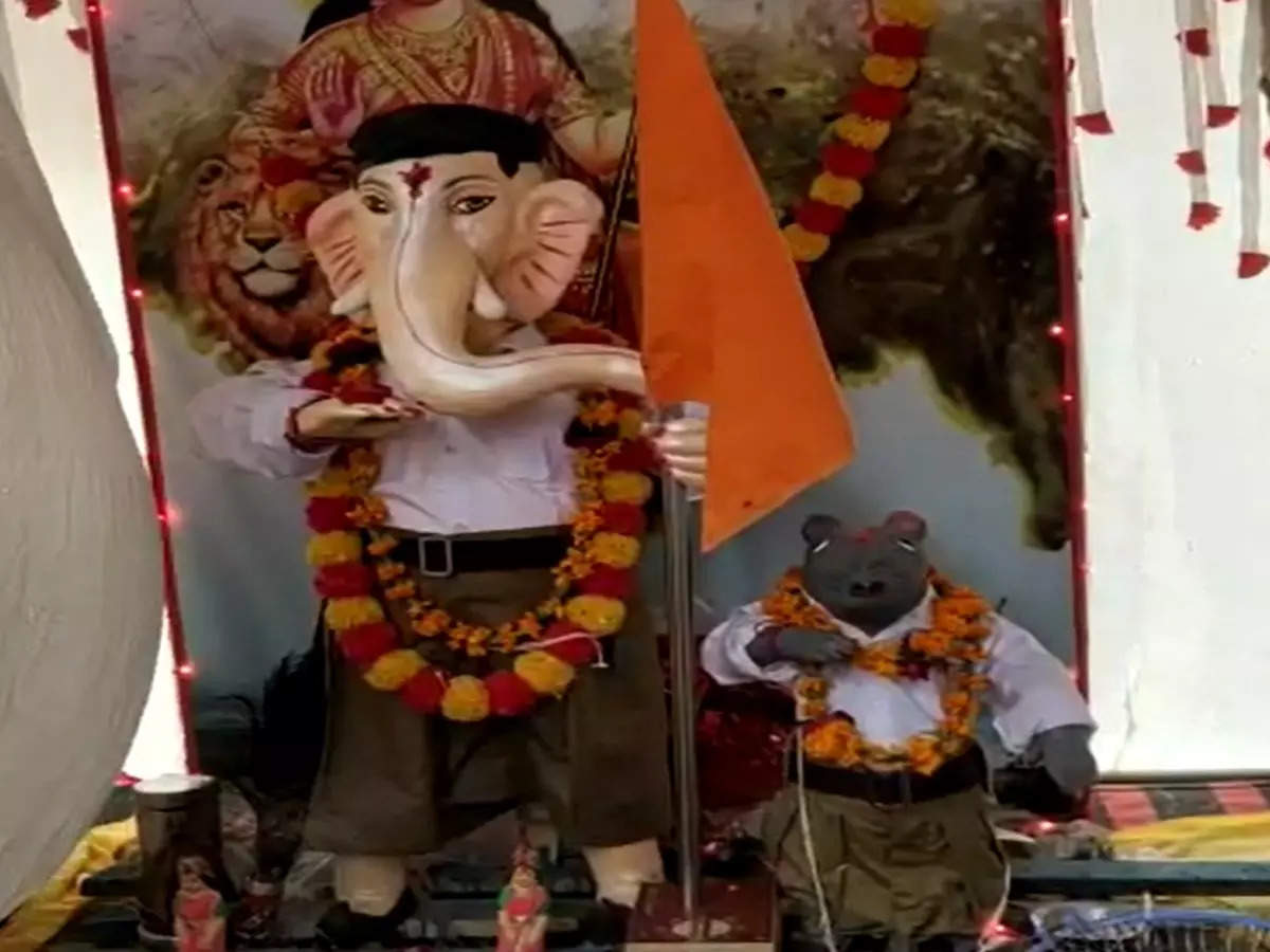 Ganesha Fancy Dress | Saanvi as bala Ganesha | Dual Role | Gowri Ganesha |  - YouTube